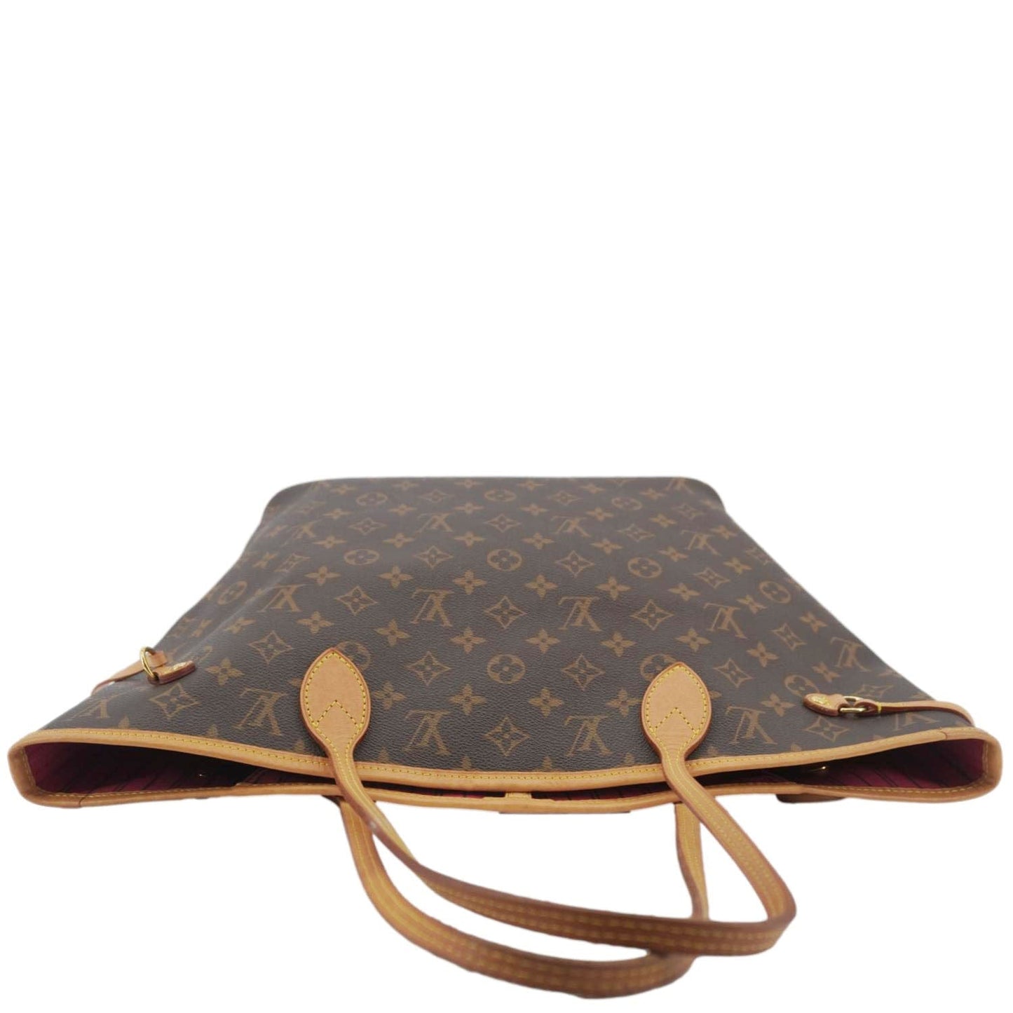LOUIS VUITTON Neverfull MM Monogram Canvas Shoulder Bag Brown