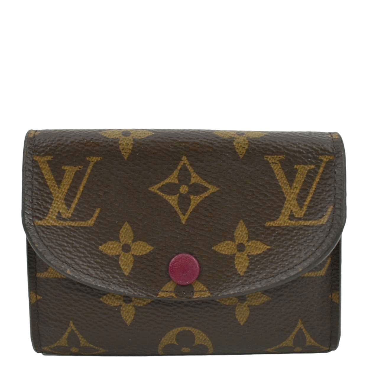 LOUIS VUITTON Rosalie Monogram Canvas Coin Purse Cerise