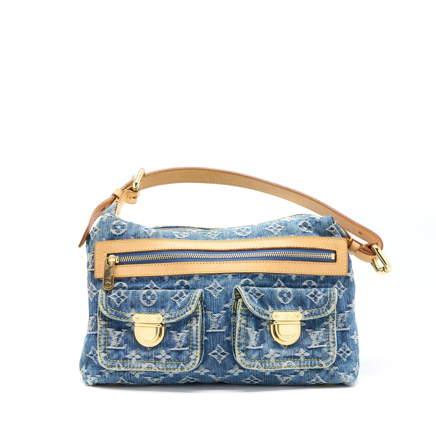 Louis Vuitton Buggy Purse Monogram Denim