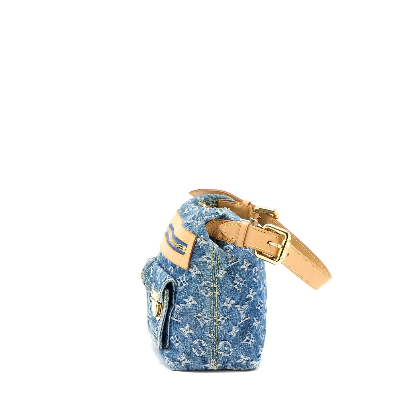 Louis Vuitton Buggy Purse Monogram Denim