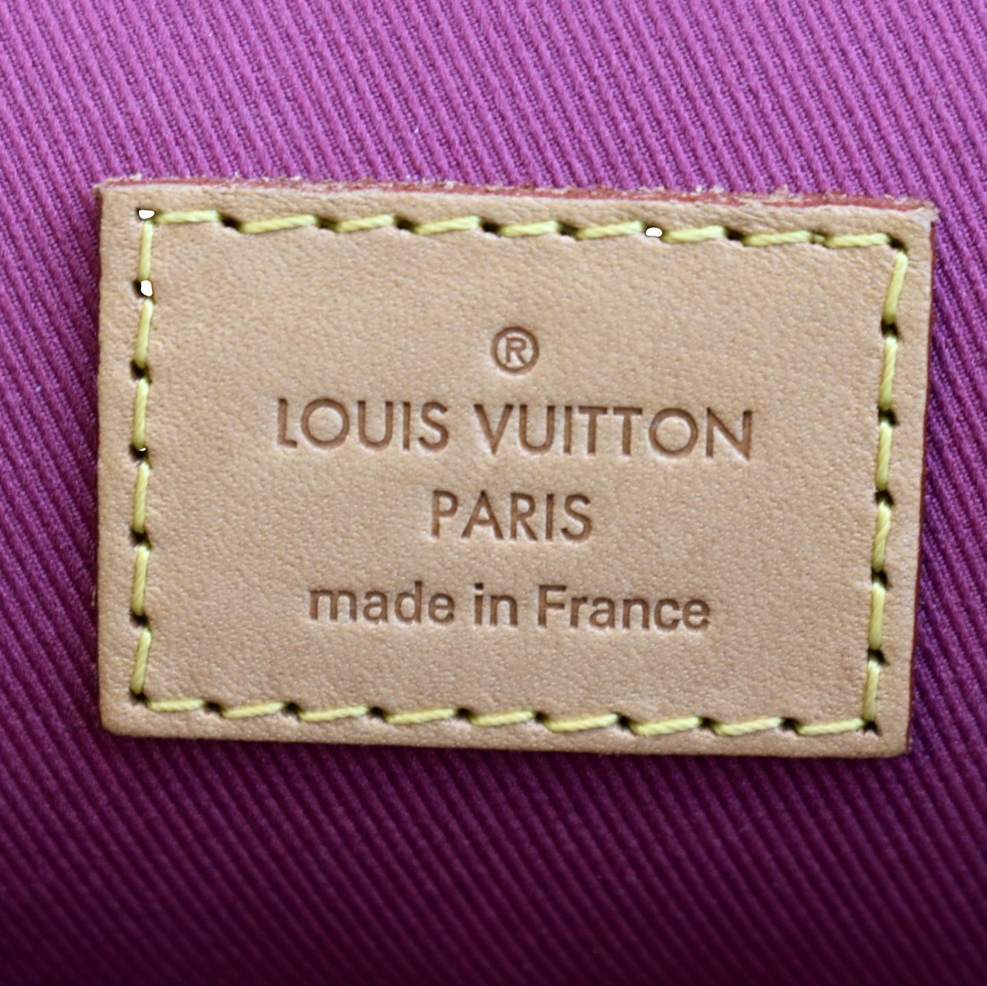 LOUIS VUITTON Cluny MM Monogram Canvas Shoulder Bag Brown