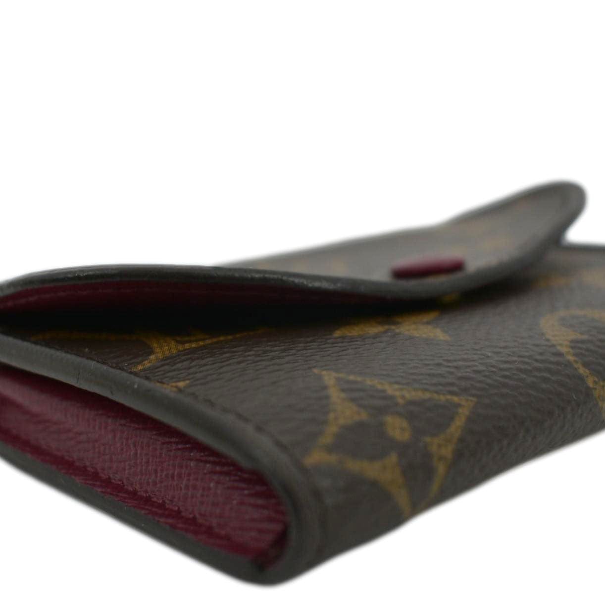 LOUIS VUITTON Rosalie Monogram Canvas Coin Purse Cerise