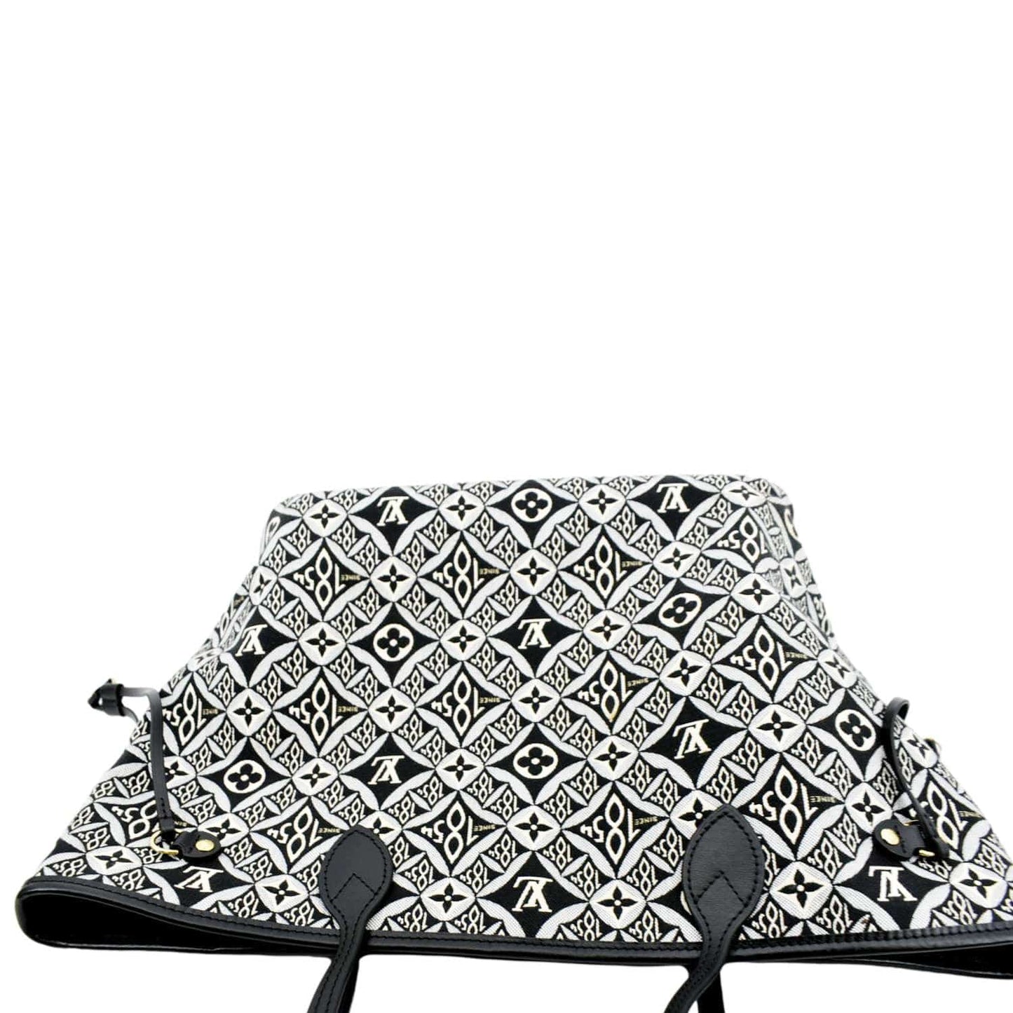 LOUIS VUITTON Since 1854 Neverfull MM Jacquard Shoulder Bag Grey