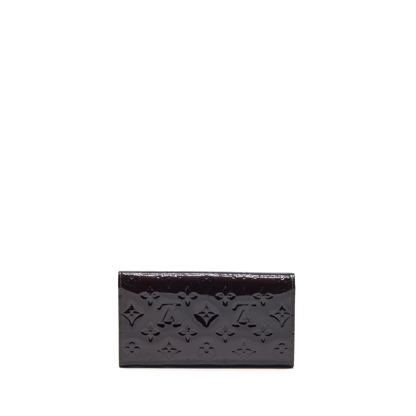 Louis Vuitton Sarah Long Wallet Vernis Amarante