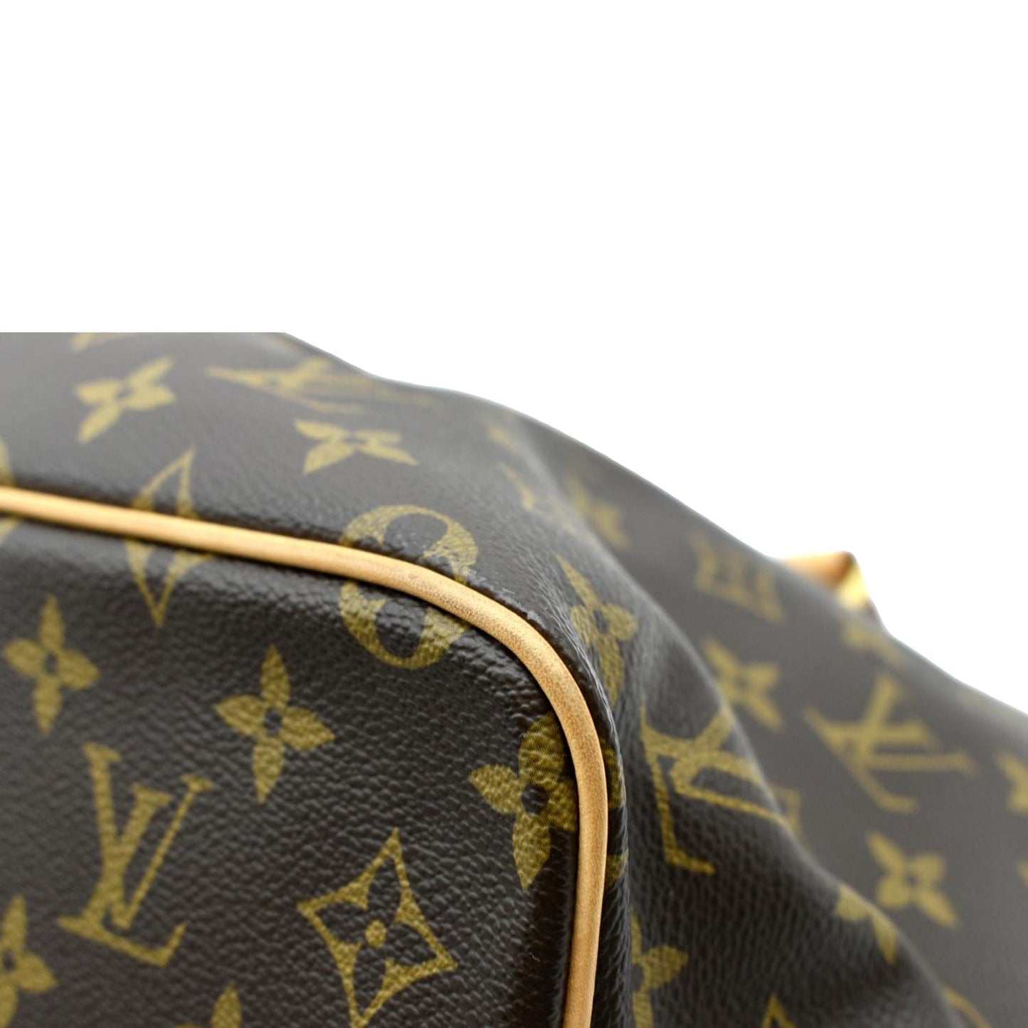 LOUIS VUITTON Palermo PM Monogram Canvas Shoulder Bag Brown
