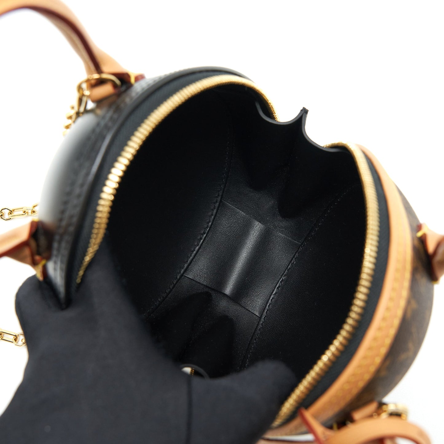 Louis Vuitton Egg Purse Monogram Canvas/Black
