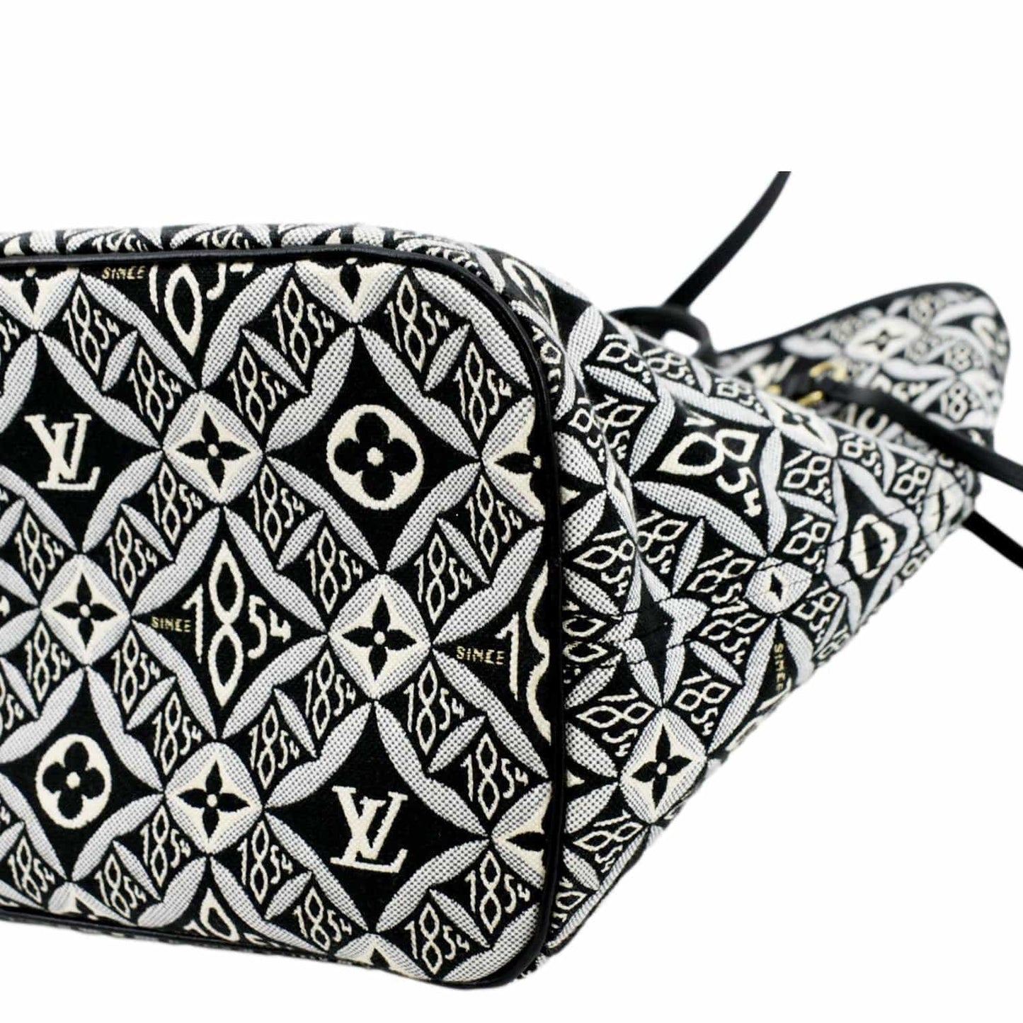 LOUIS VUITTON Since 1854 Neverfull MM Jacquard Shoulder Bag Grey
