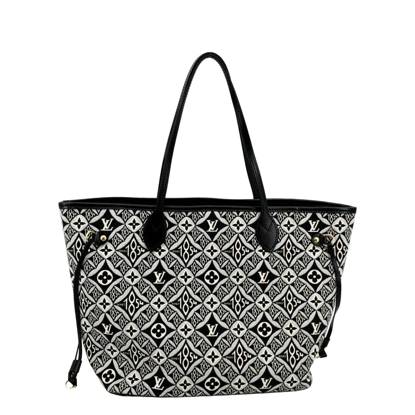 LOUIS VUITTON Since 1854 Neverfull MM Jacquard Shoulder Bag Grey