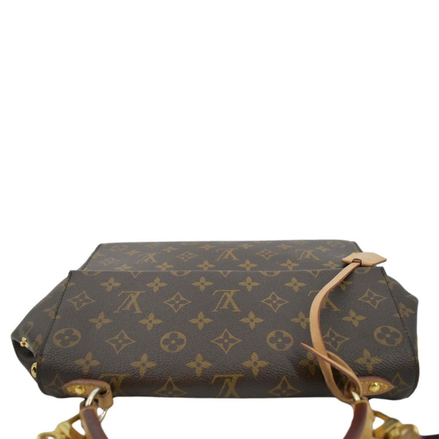 LOUIS VUITTON Cluny MM Monogram Canvas Shoulder Bag Brown