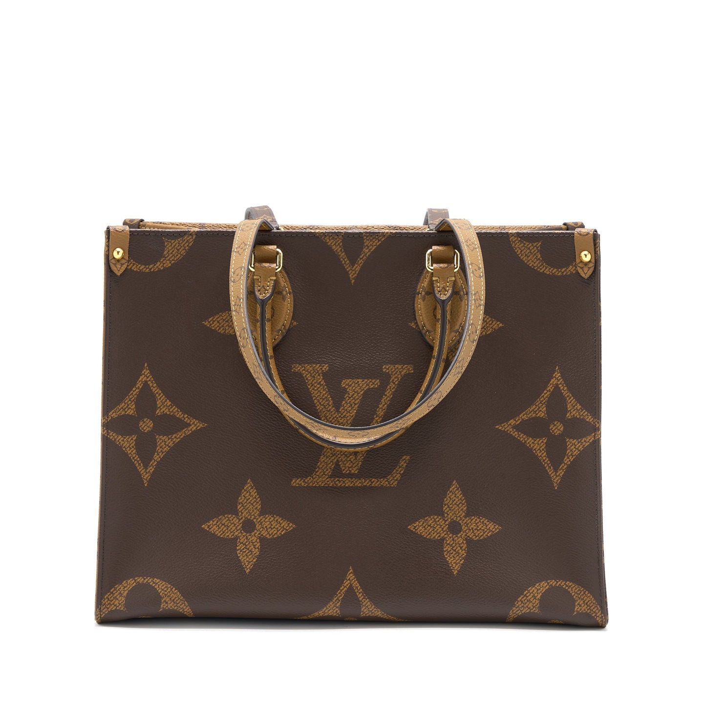 Louis Vuitton On The Go Monogram Coated Monogram Reverse Canvas
