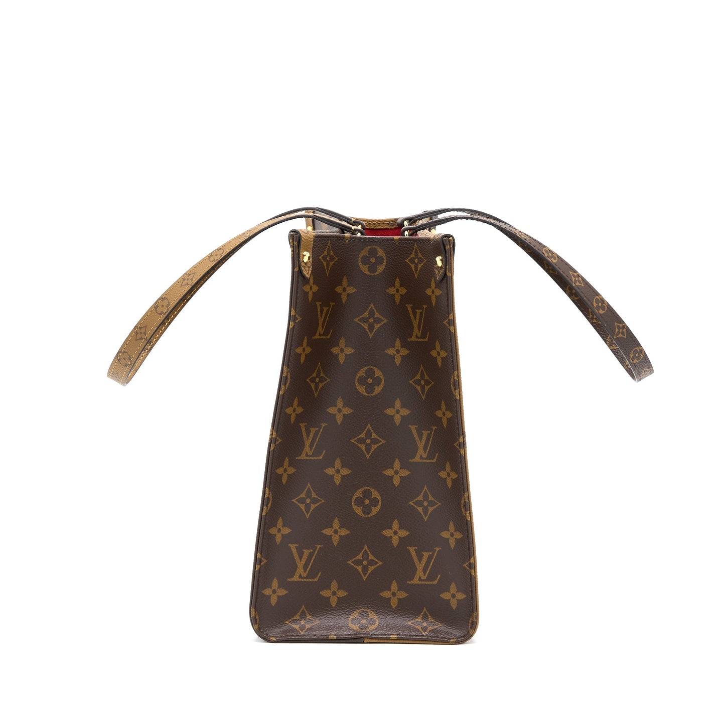 Louis Vuitton On The Go Monogram Coated Monogram Reverse Canvas