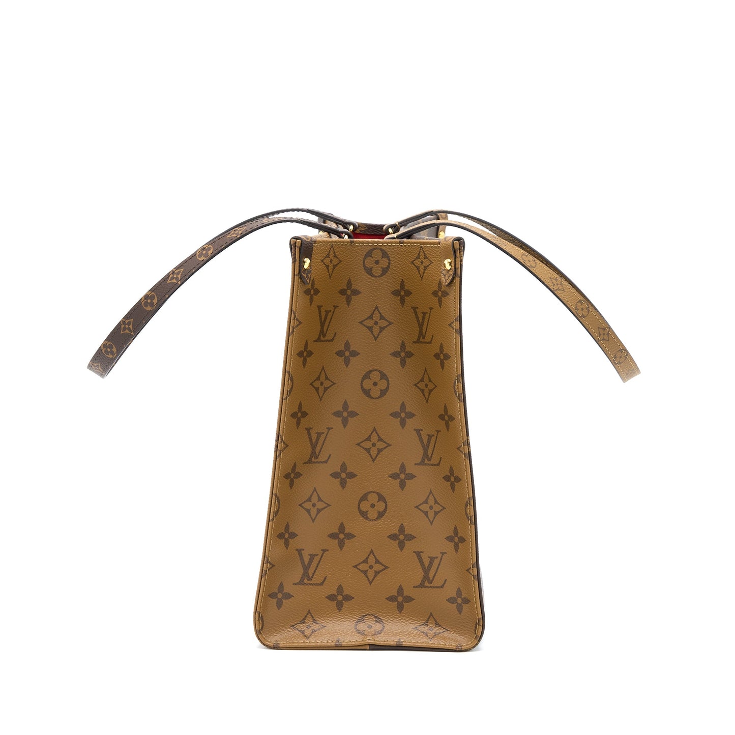 Louis Vuitton On The Go Monogram Coated Monogram Reverse Canvas