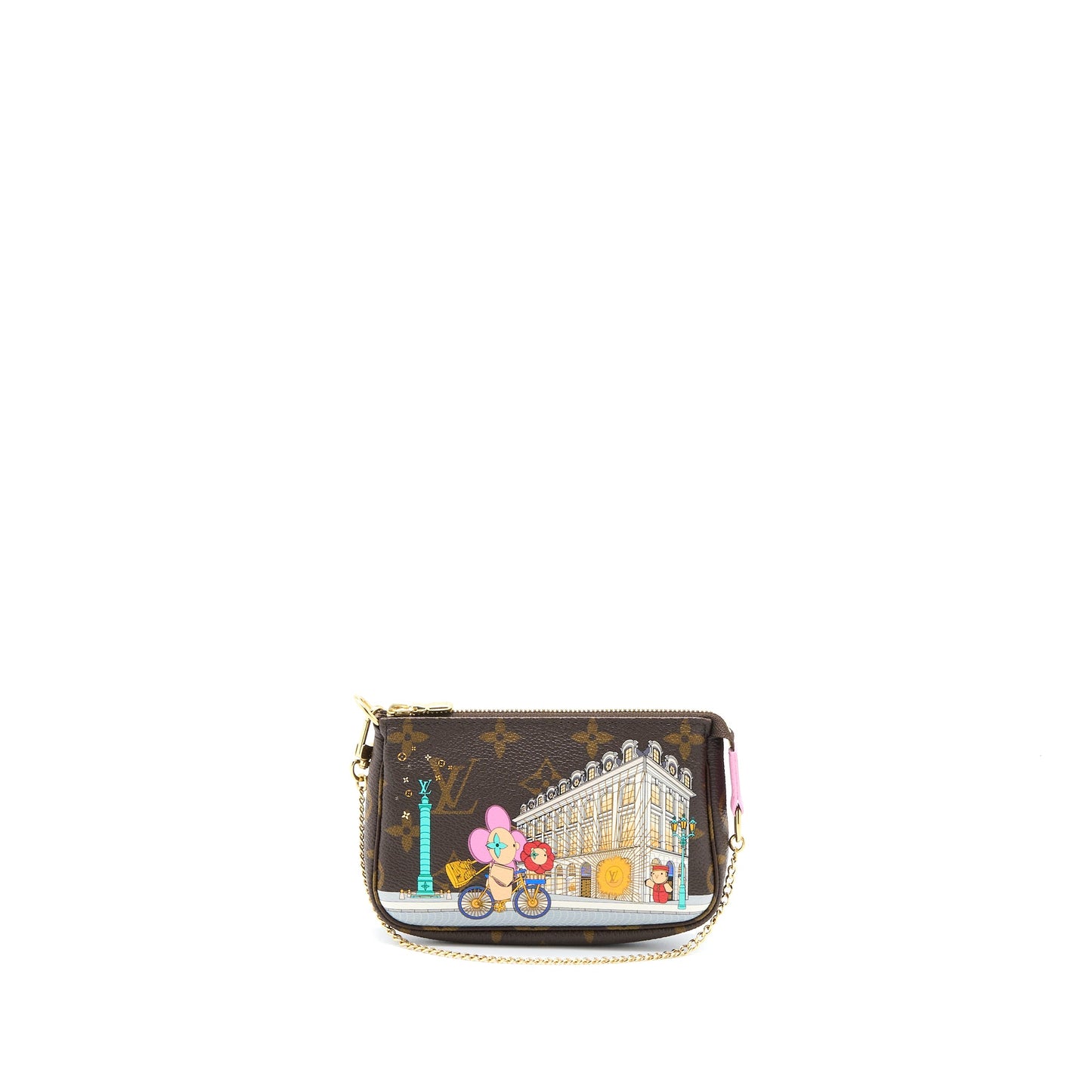 Louis Vuitton Mini Pochette Accessories Monogram Canvas/Pink