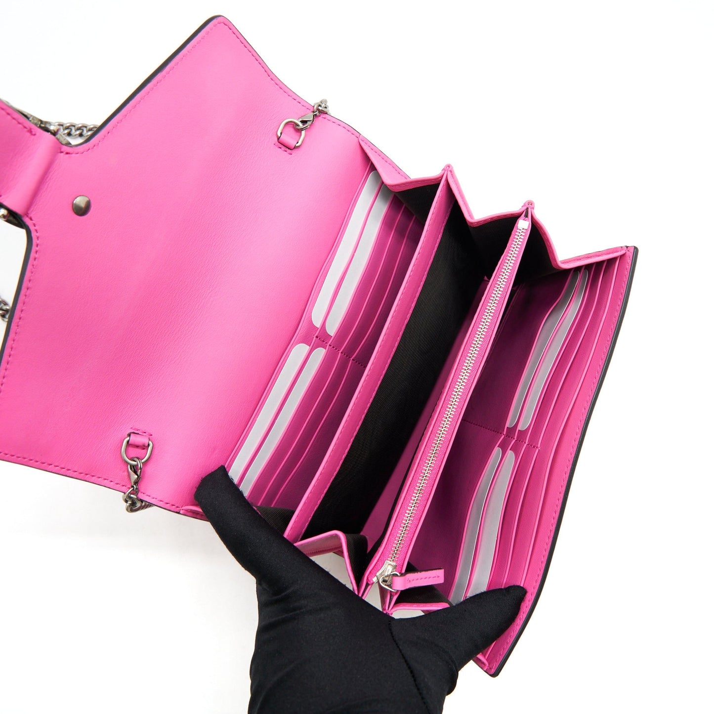 Gucci Dionysus Mini Chain Purse Suede Pink