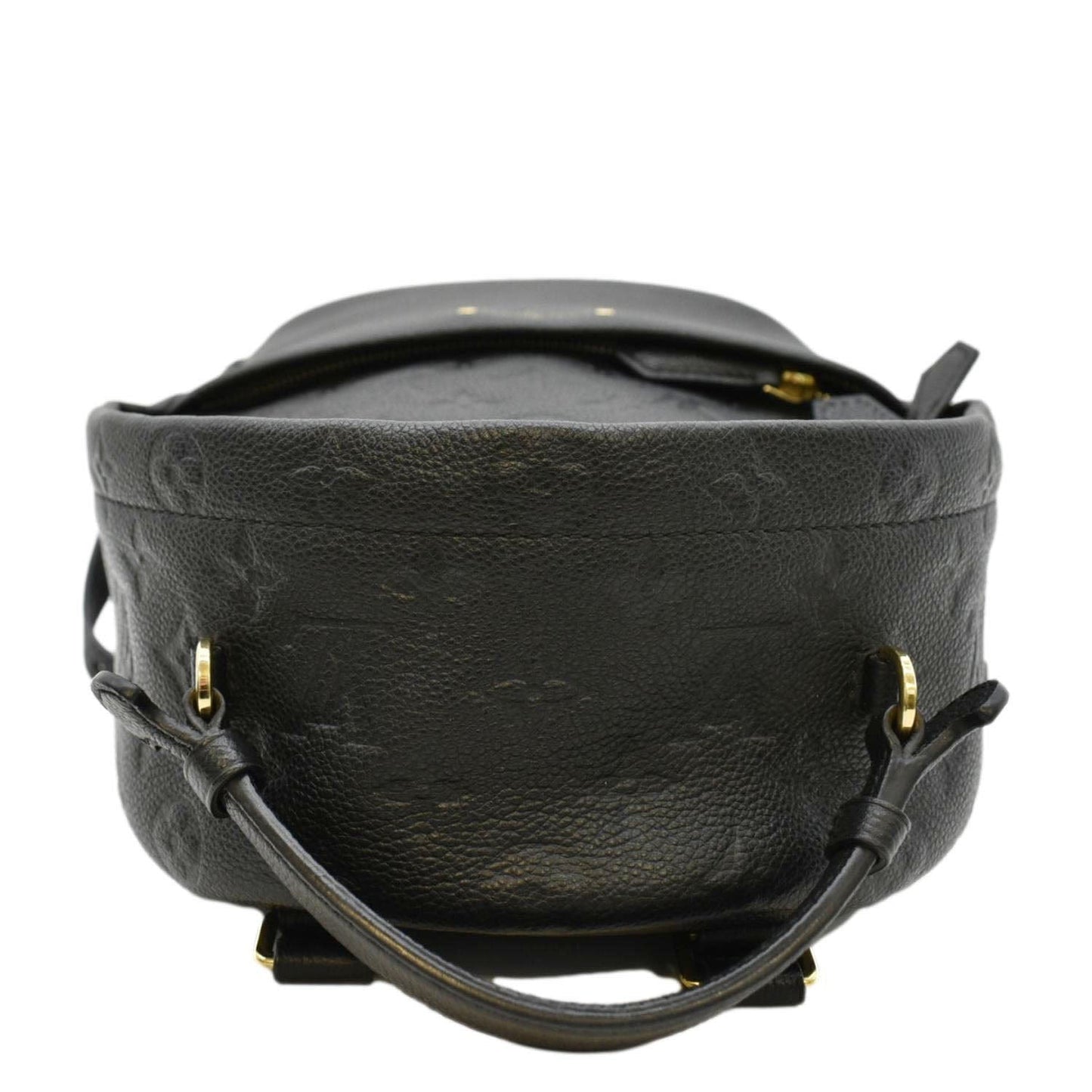 LOUIS VUITTON Sorbonne Monogram Empreinte Leather Backpack Black