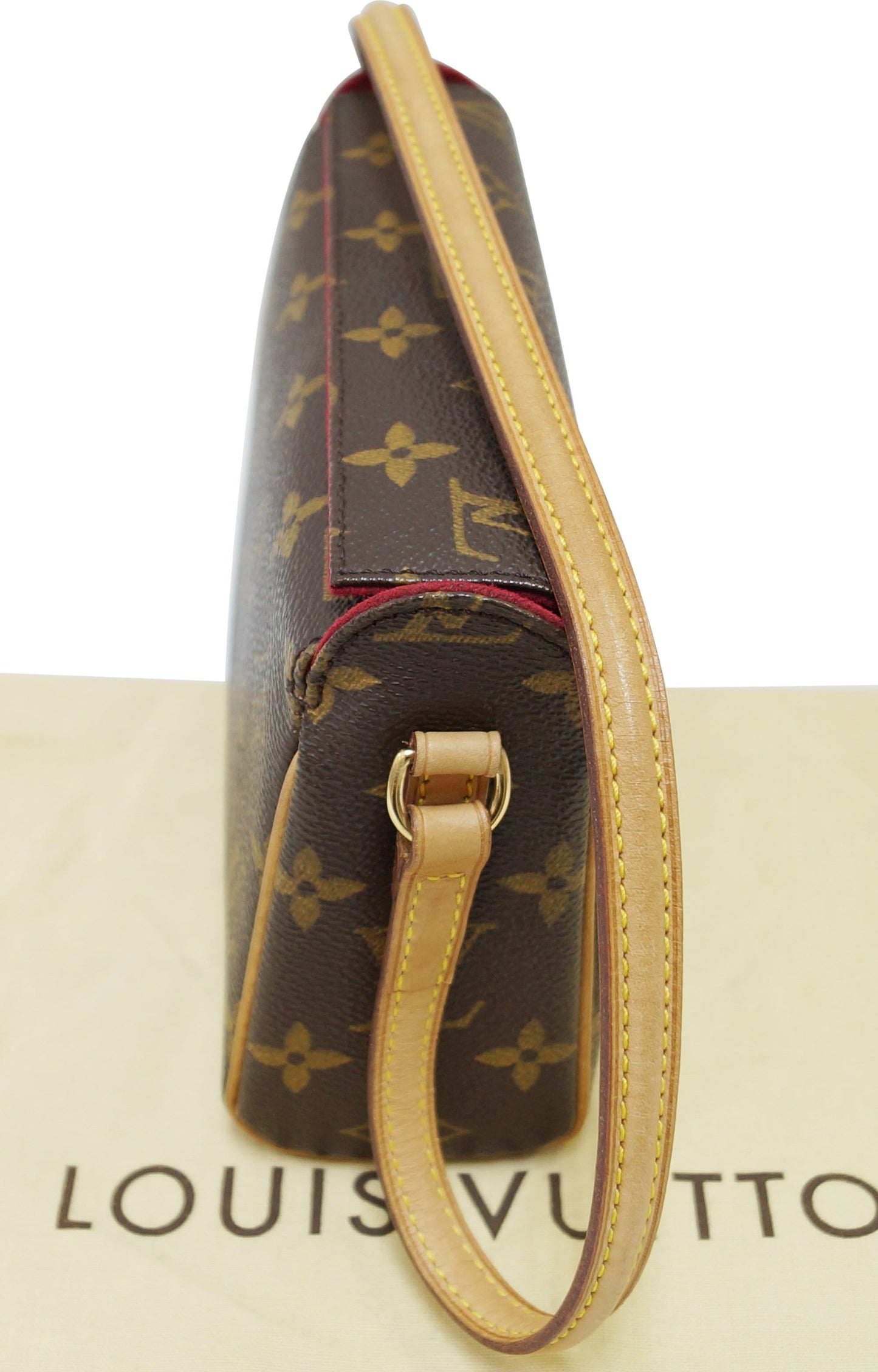 LOUIS VUITTON Recital Monogram Canvas Shoulder Handbag
