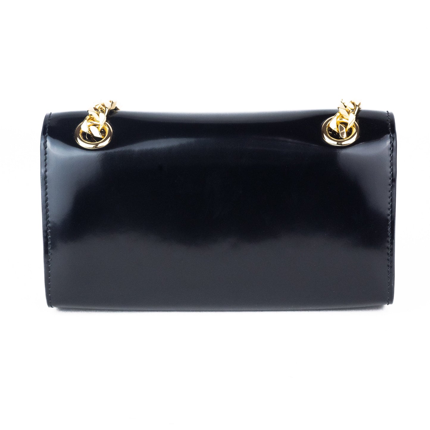 Dolce & Gabbana Polished Calfskin 3.5  Bag in Black