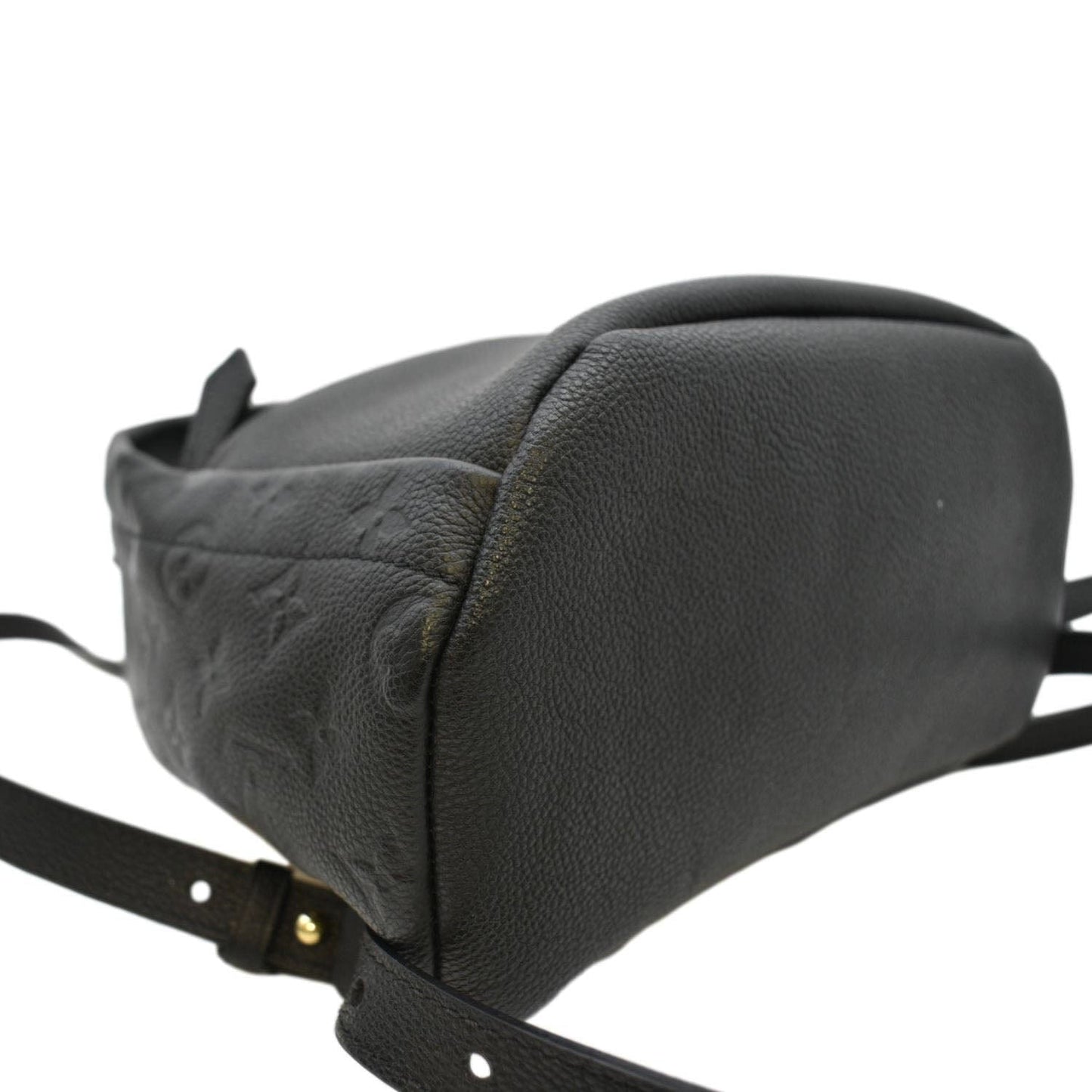 LOUIS VUITTON Sorbonne Monogram Empreinte Leather Backpack Black