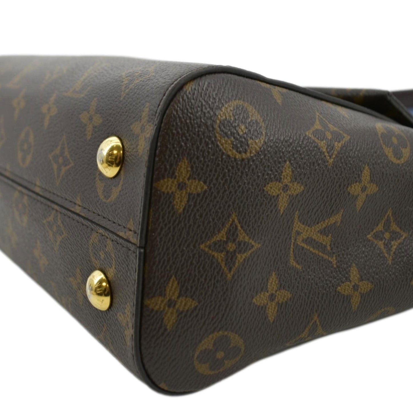 LOUIS VUITTON Cluny MM Monogram Canvas Shoulder Bag Brown