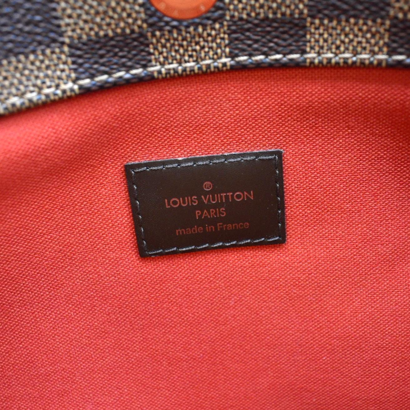 LOUIS VUITTON Bloomsbury PM Damier Ebene Crossbody Bag Brown