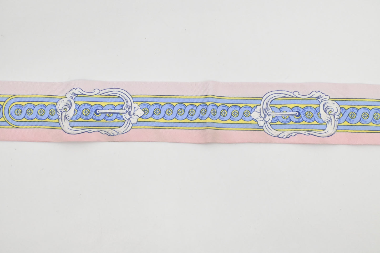 Hermes 'Bride de Cour' Twilly in Pink Silk