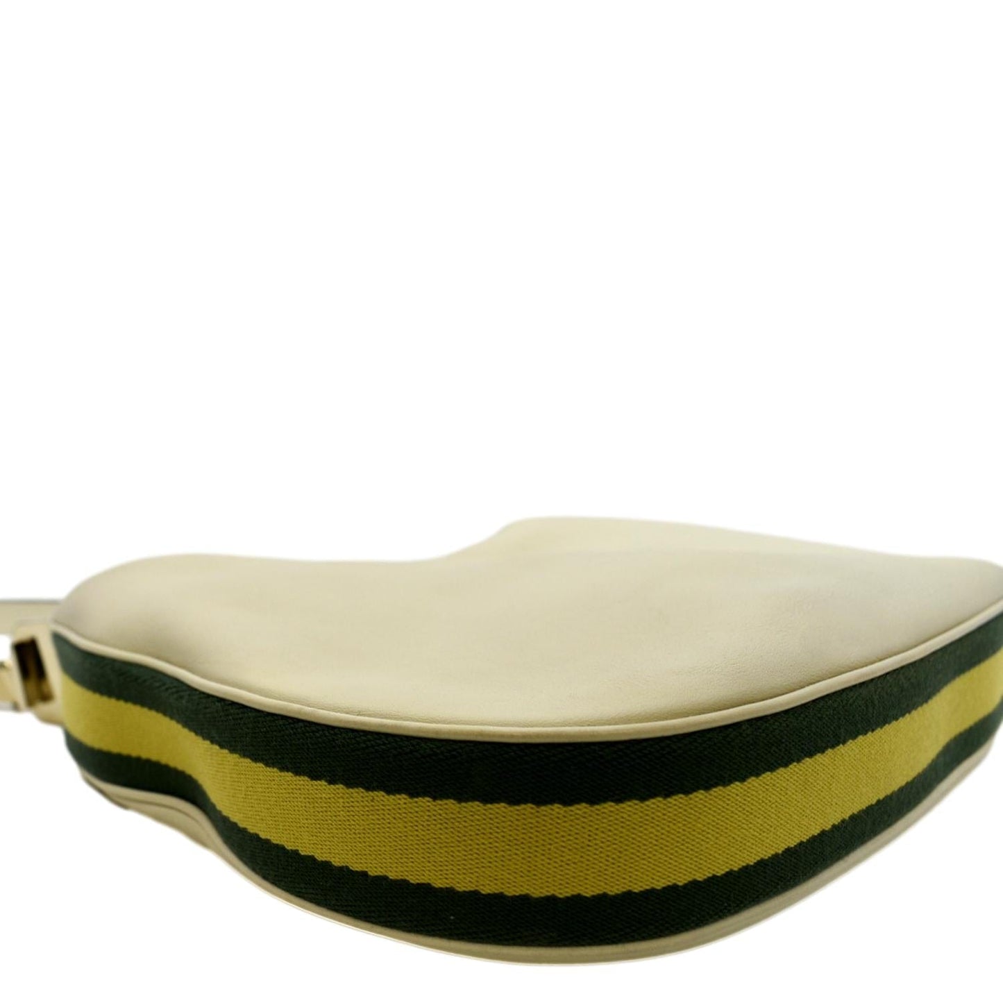 GUCCI Large Attache Leather Shoulder Bag Ivory 702823