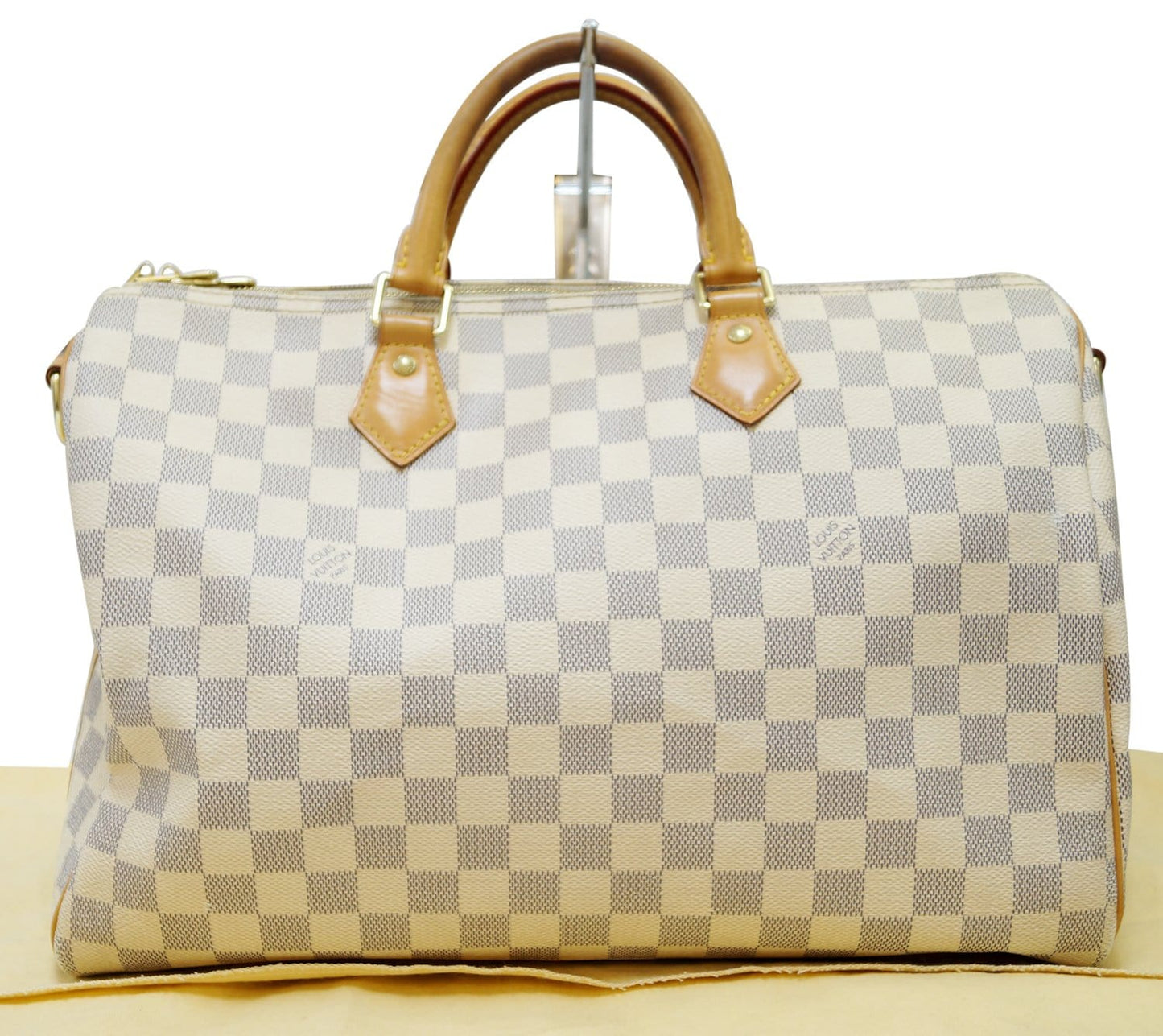 LOUIS VUITTON Speedy 35 Damier Azur  Bandouliere Shoulder Bag