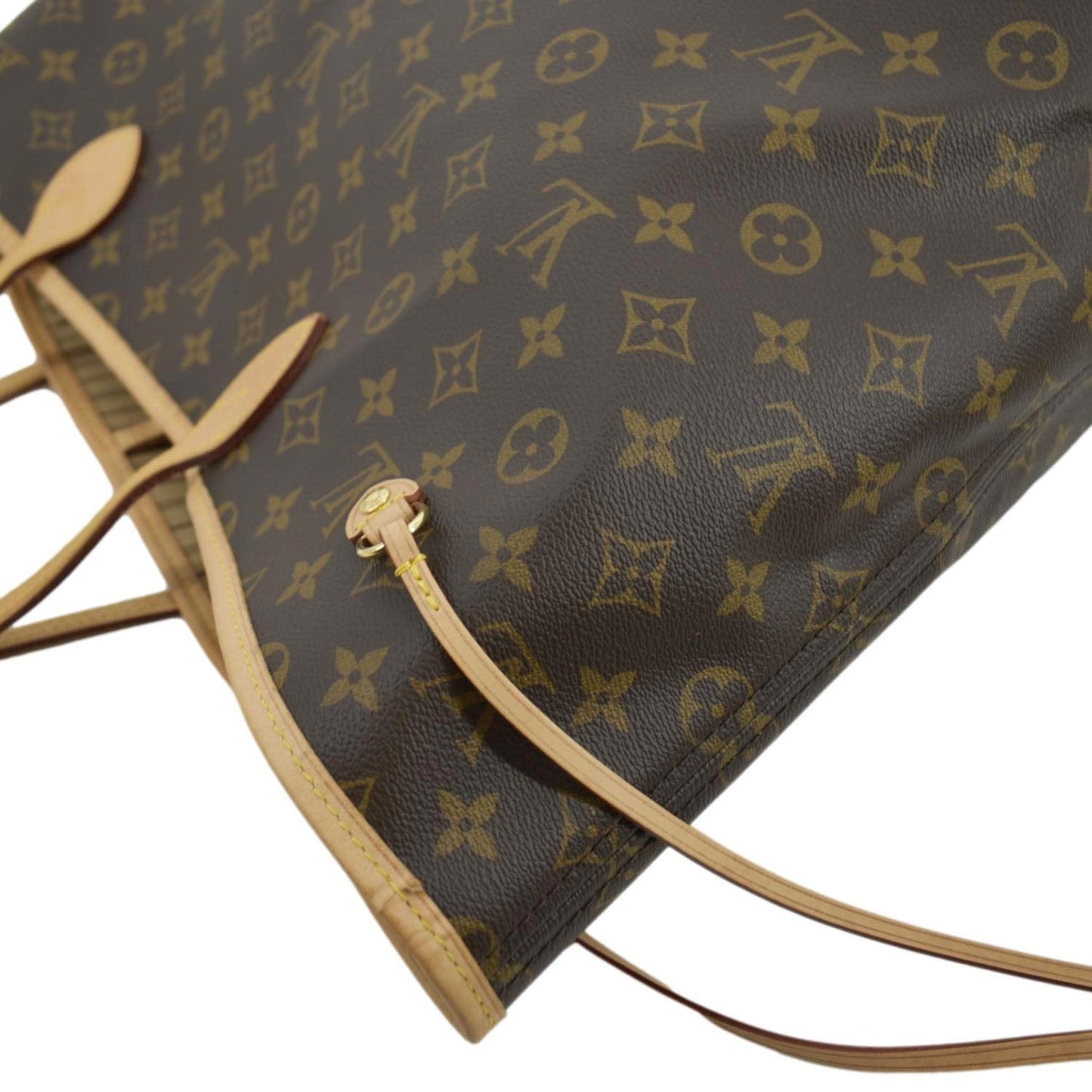 LOUIS VUITTON Neverfull GM Monogram Canvas Tote Bag Brown
