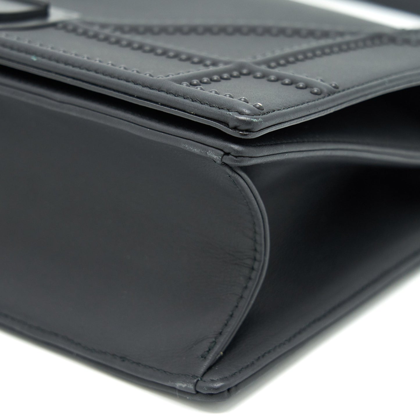 Dior Medium Studded So Black Diorama Bag