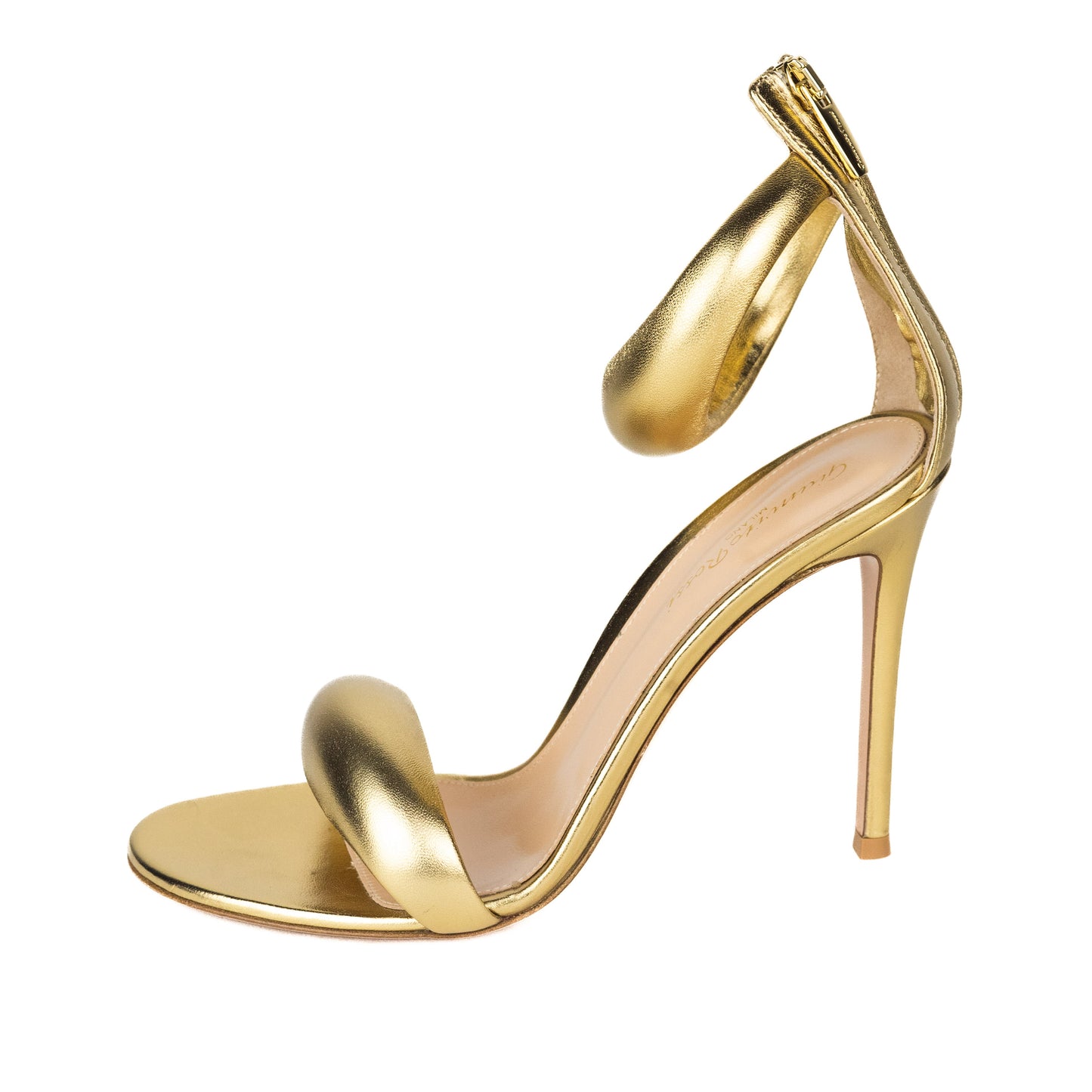 Gianvito Rossi Bijoux Gold Metal Sandals