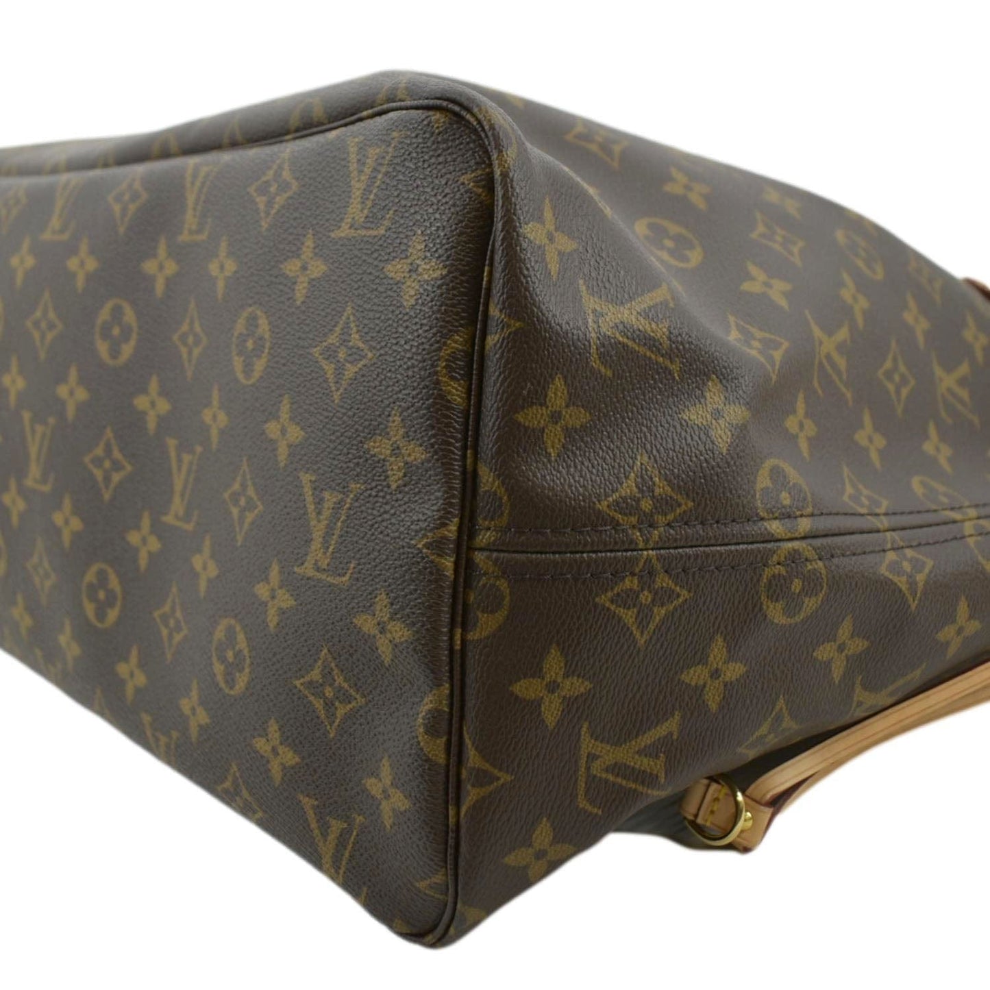LOUIS VUITTON Neverfull GM Monogram Canvas Tote Bag Brown