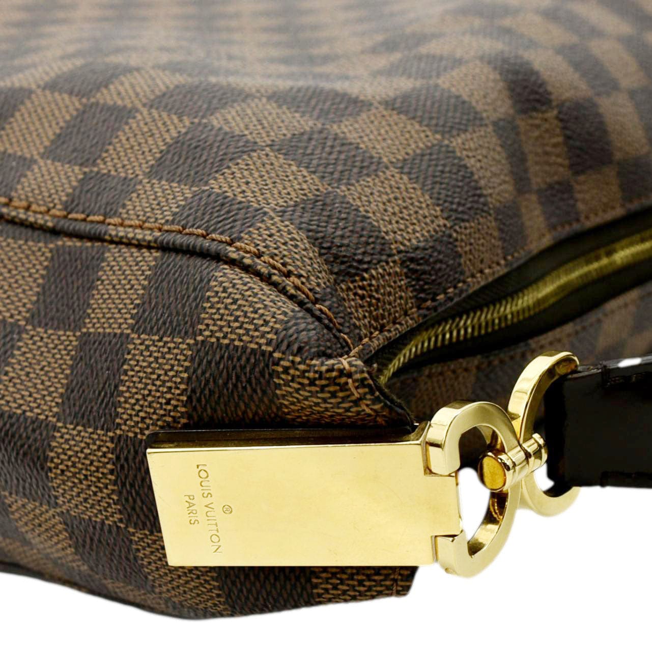 LOUIS VUITTON Portobello PM Damier Ebene Shoulder Bag Brown