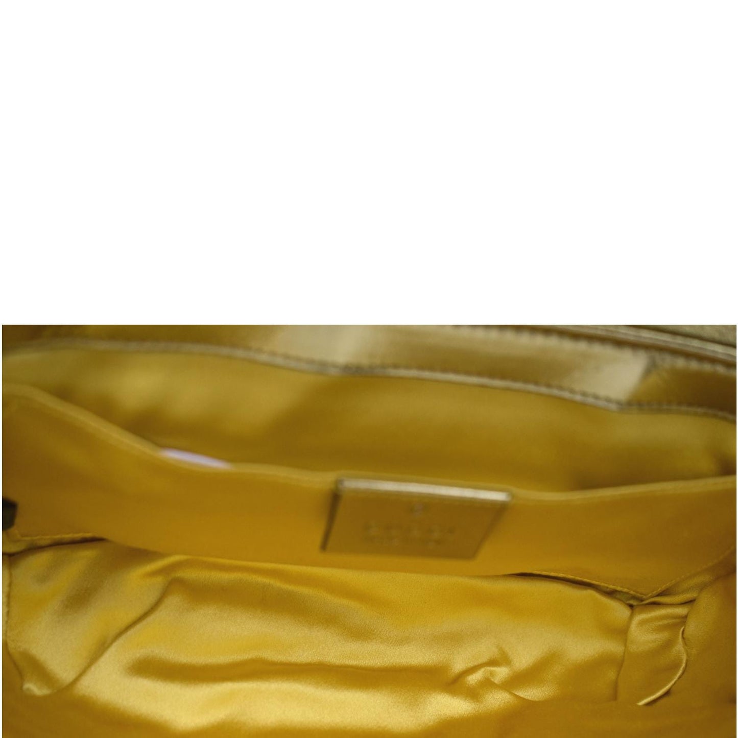 GUCCI GG Mini Marmont Sequin Shoulder Bag Gold 446744