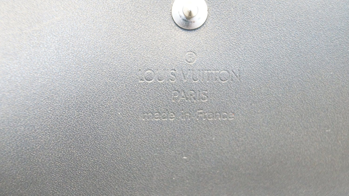 LOUIS VUITTON Porte-Tresor International Black Monogram Mat Wallet