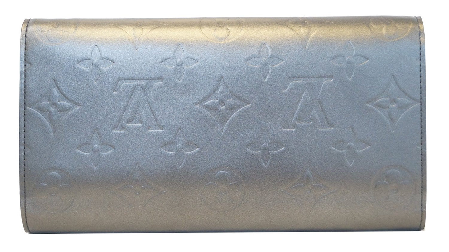 LOUIS VUITTON Porte-Tresor International Black Monogram Mat Wallet