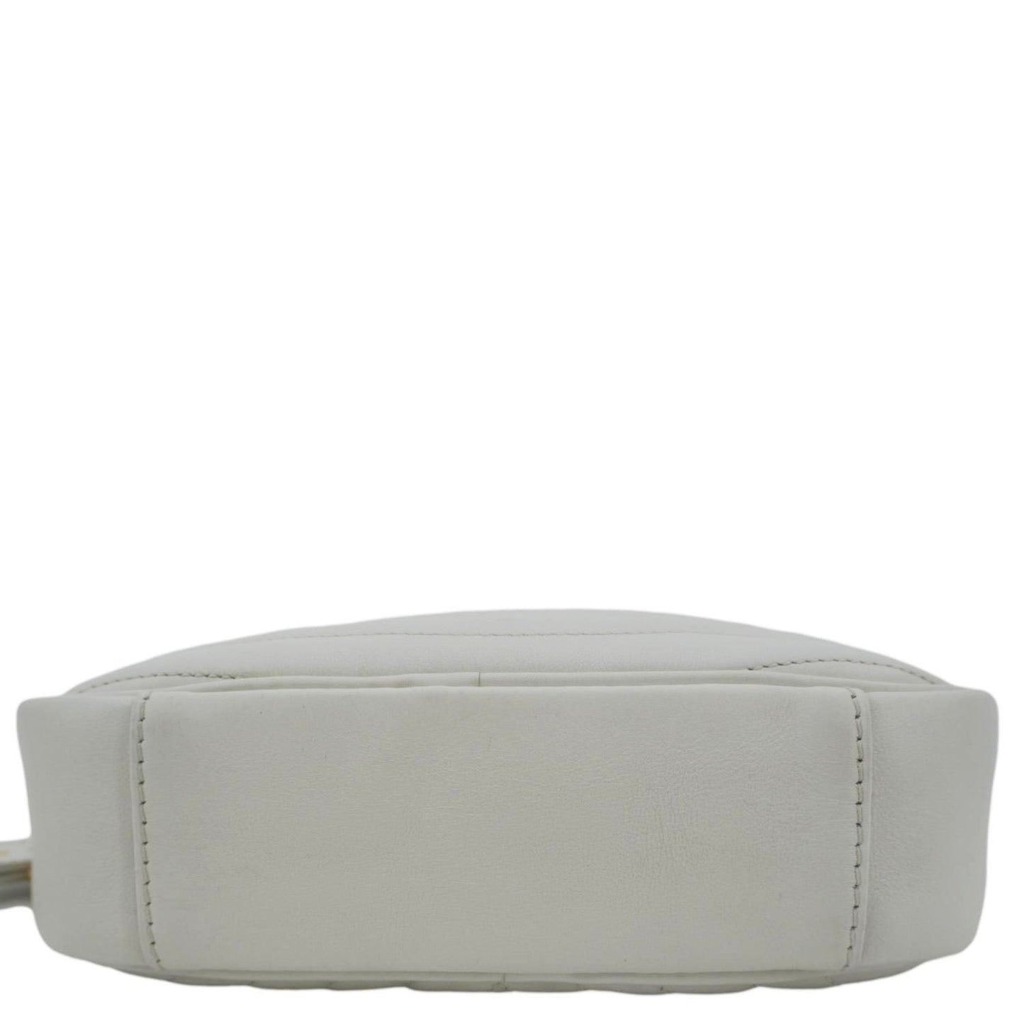 LOUIS VUITTON New Wave Quilted Calfskin Leather Camera Bag White