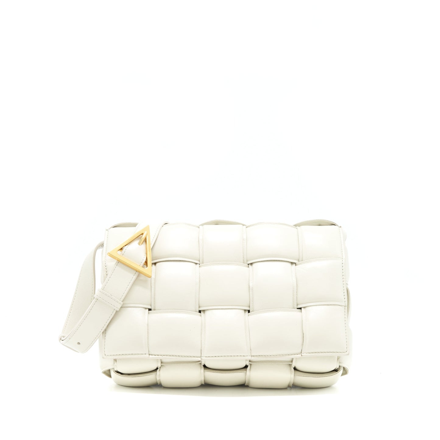 bottega Veneta Padded Cassette Chalk