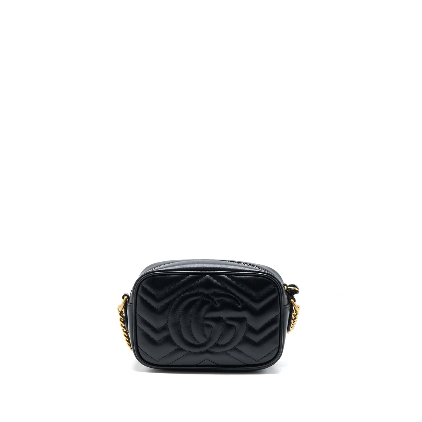 Gucci Mini Marmont MatelassÃ© Purse Black