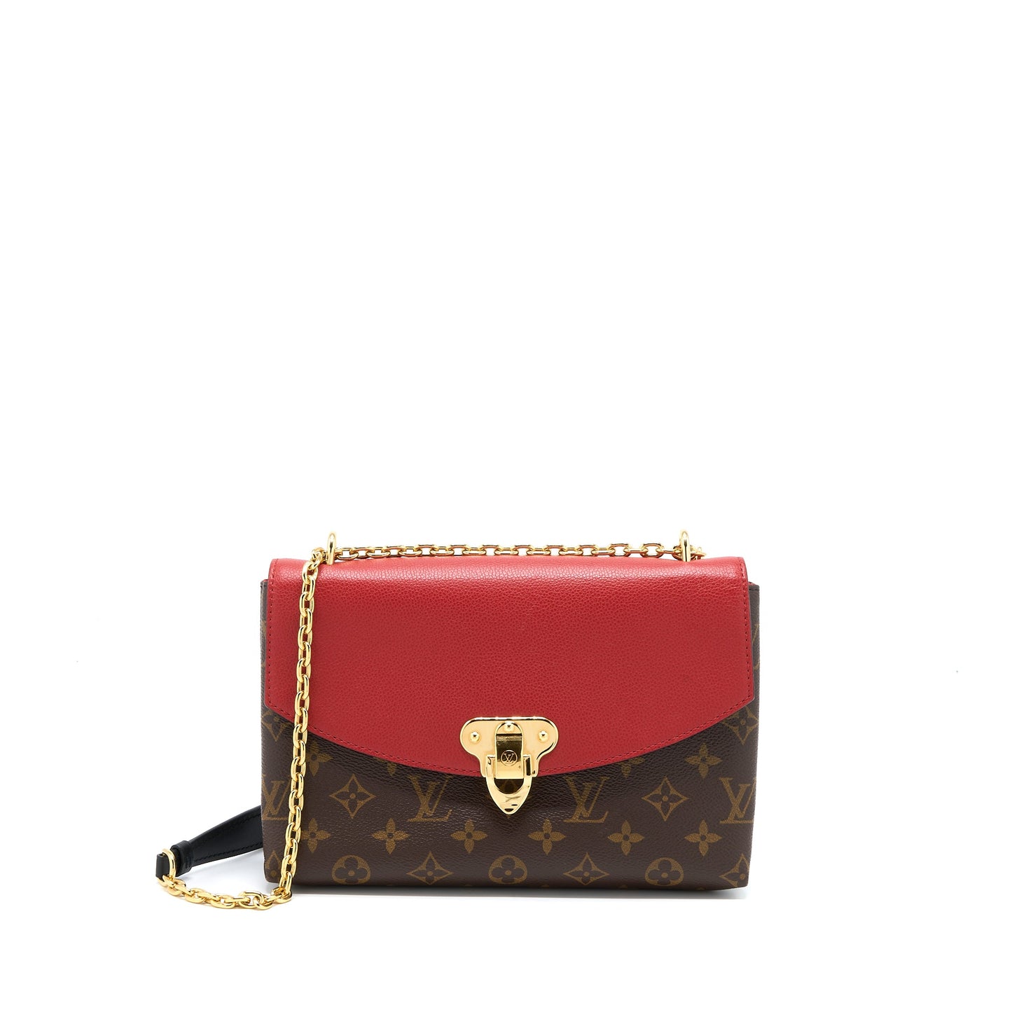 Louis Vuitton Pallas Chain Purse Cerise Monogram Canvas/Leather