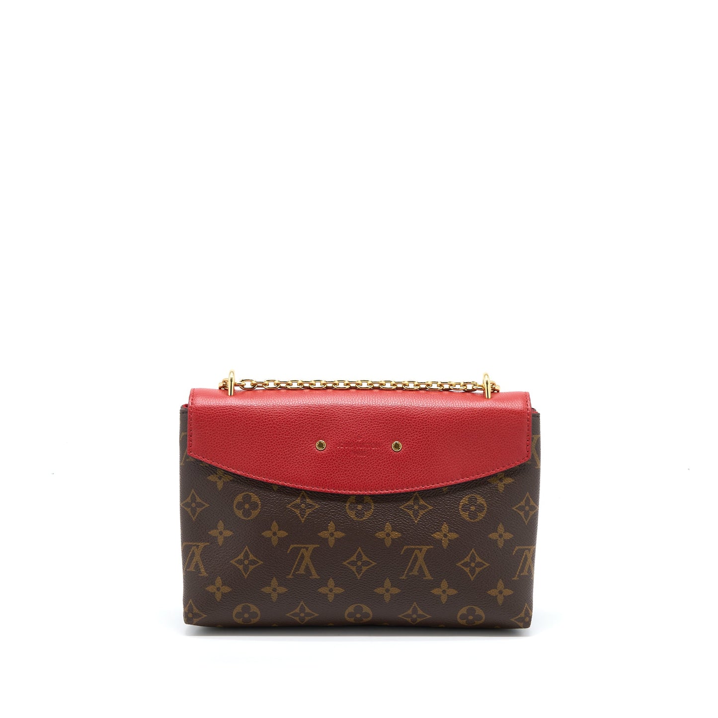Louis Vuitton Pallas Chain Purse Cerise Monogram Canvas/Leather