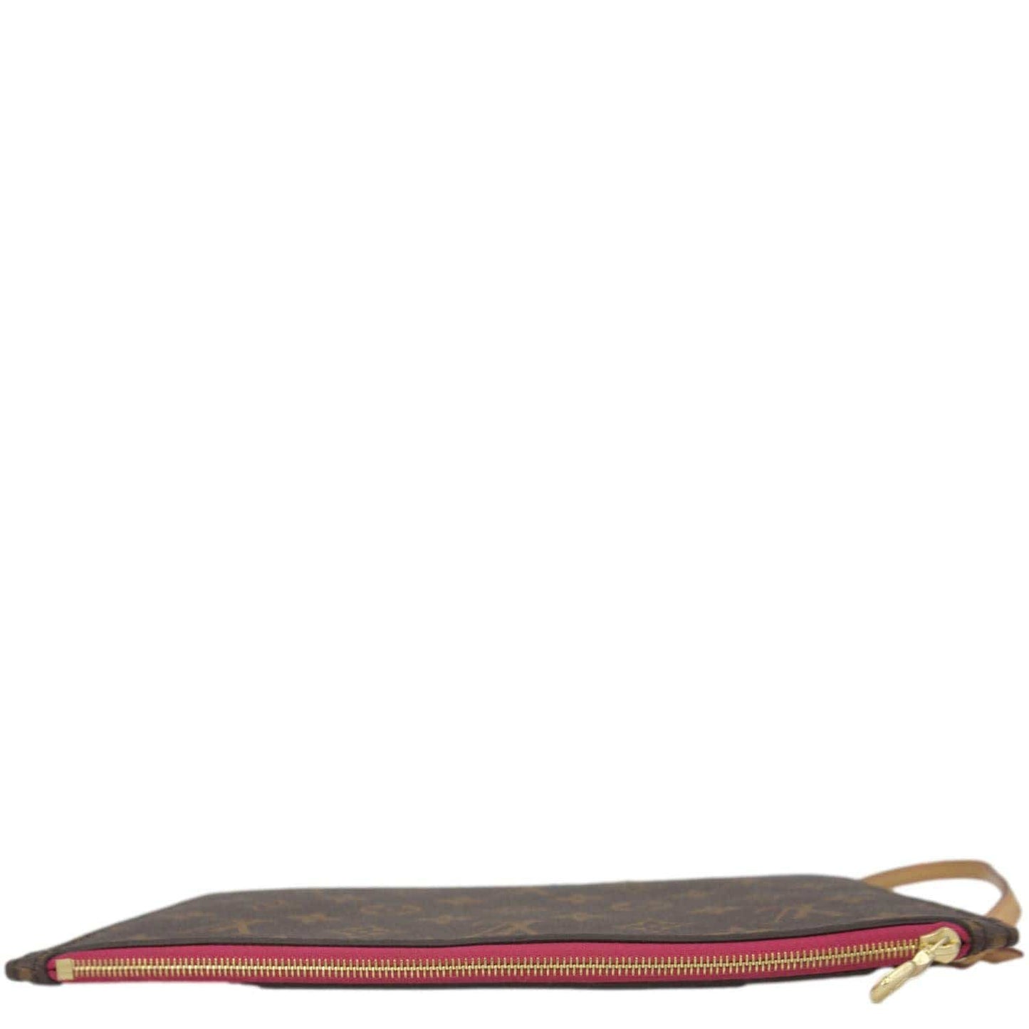 LOUIS VUITTON  Monogram Canvas Wristlet Pouch Pivoine
