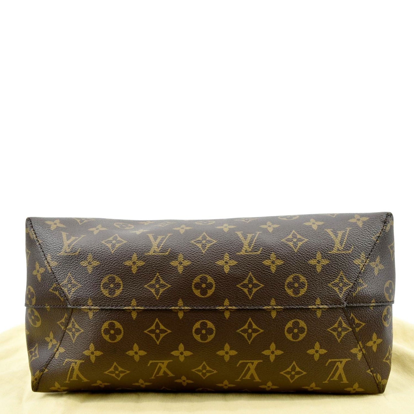 LOUIS VUITTON Flower Hobo Monogram Canvas Shoulder Hobo Bag Brown