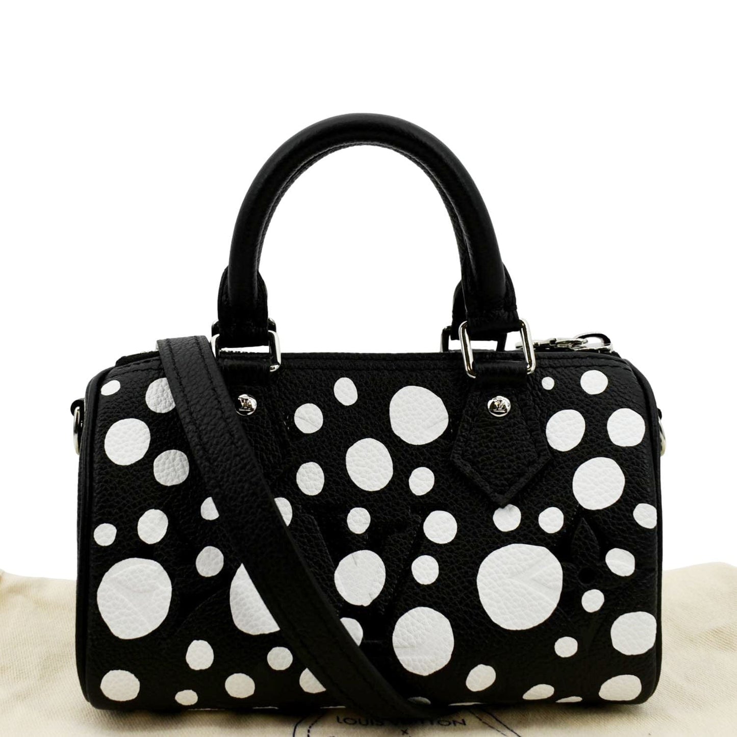 Louis Vuitton LV x YK Nano Speedy Monogram Empreinte Leather Shoulder bag Black/Bicolor