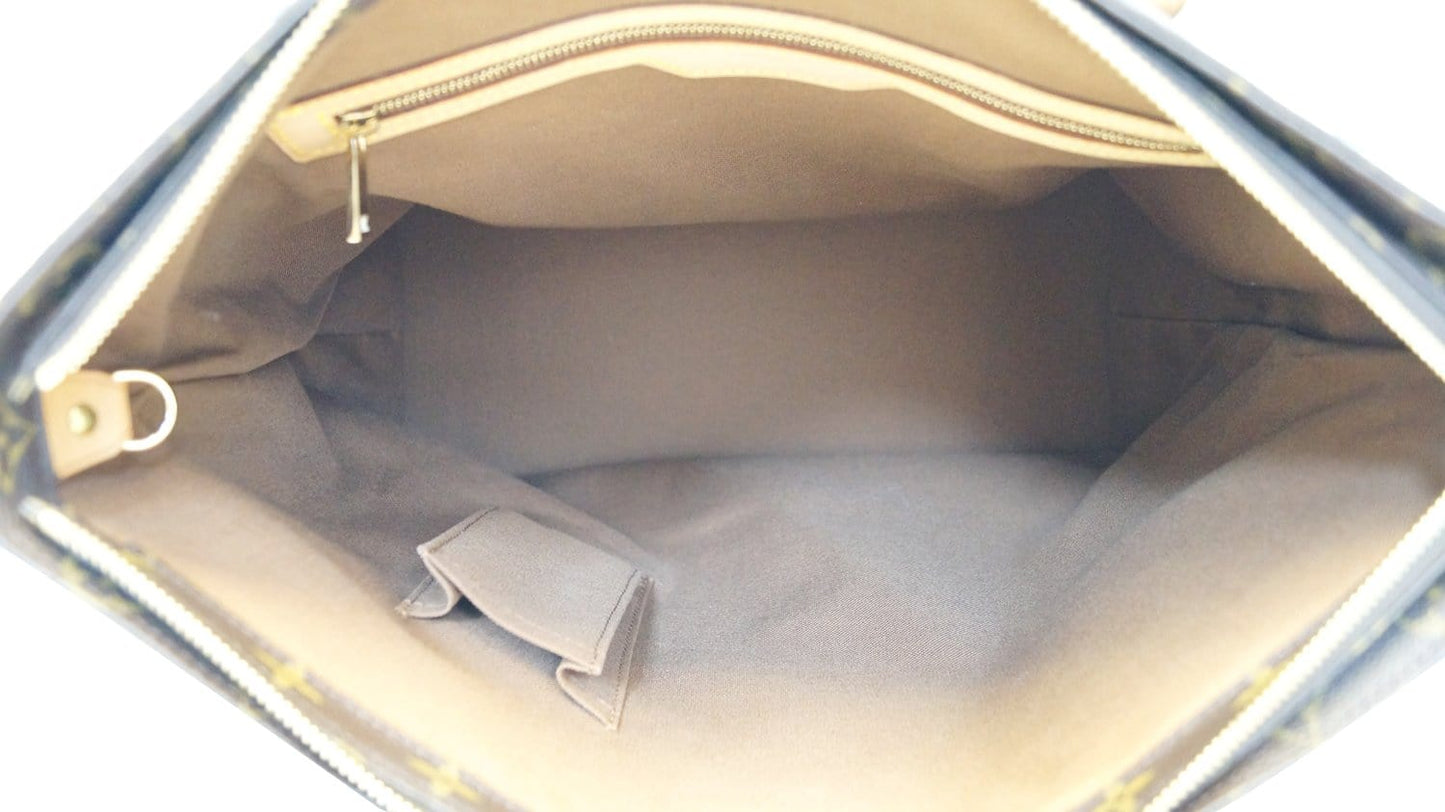 LOUIS VUITTON Monogram Canvas Cabas Mezzo Tote Bag