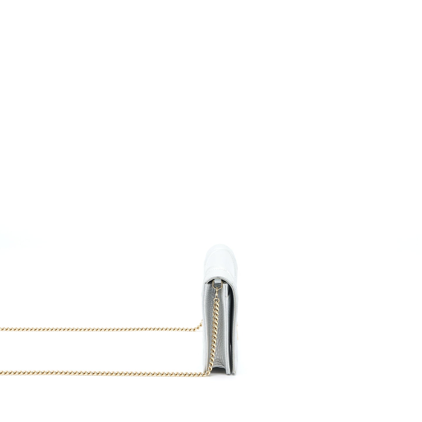 Dior Diorama Wallet on Chain Calfskin Silver