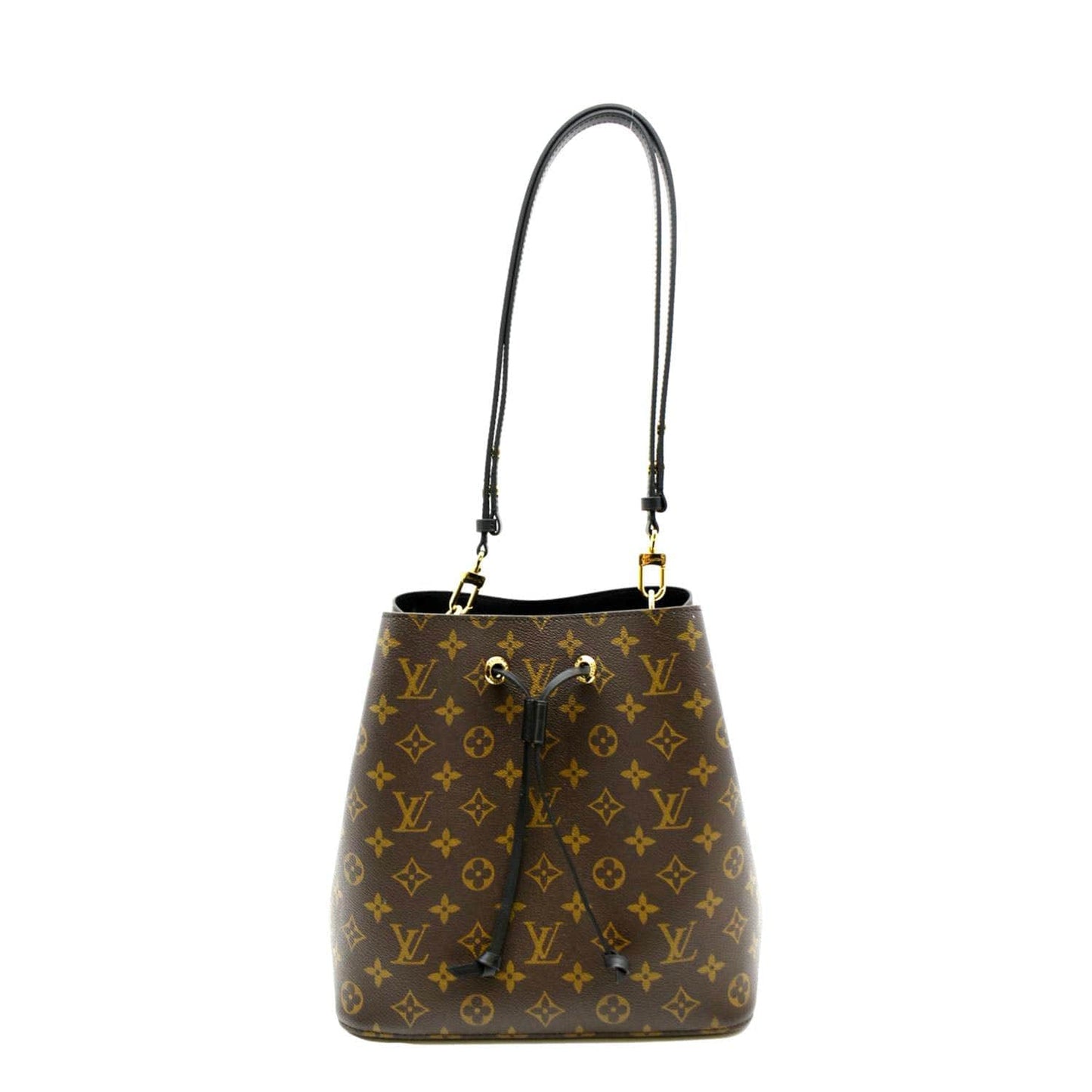 LOUIS VUITTON Neonoe Monogram Canvas Shoulder Bag Brown