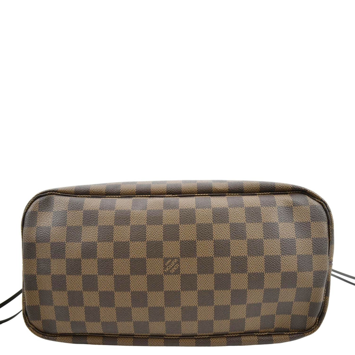 LOUIS VUITTON Neverfull MM Damier Ebene Tote Bag Rose Ballerine