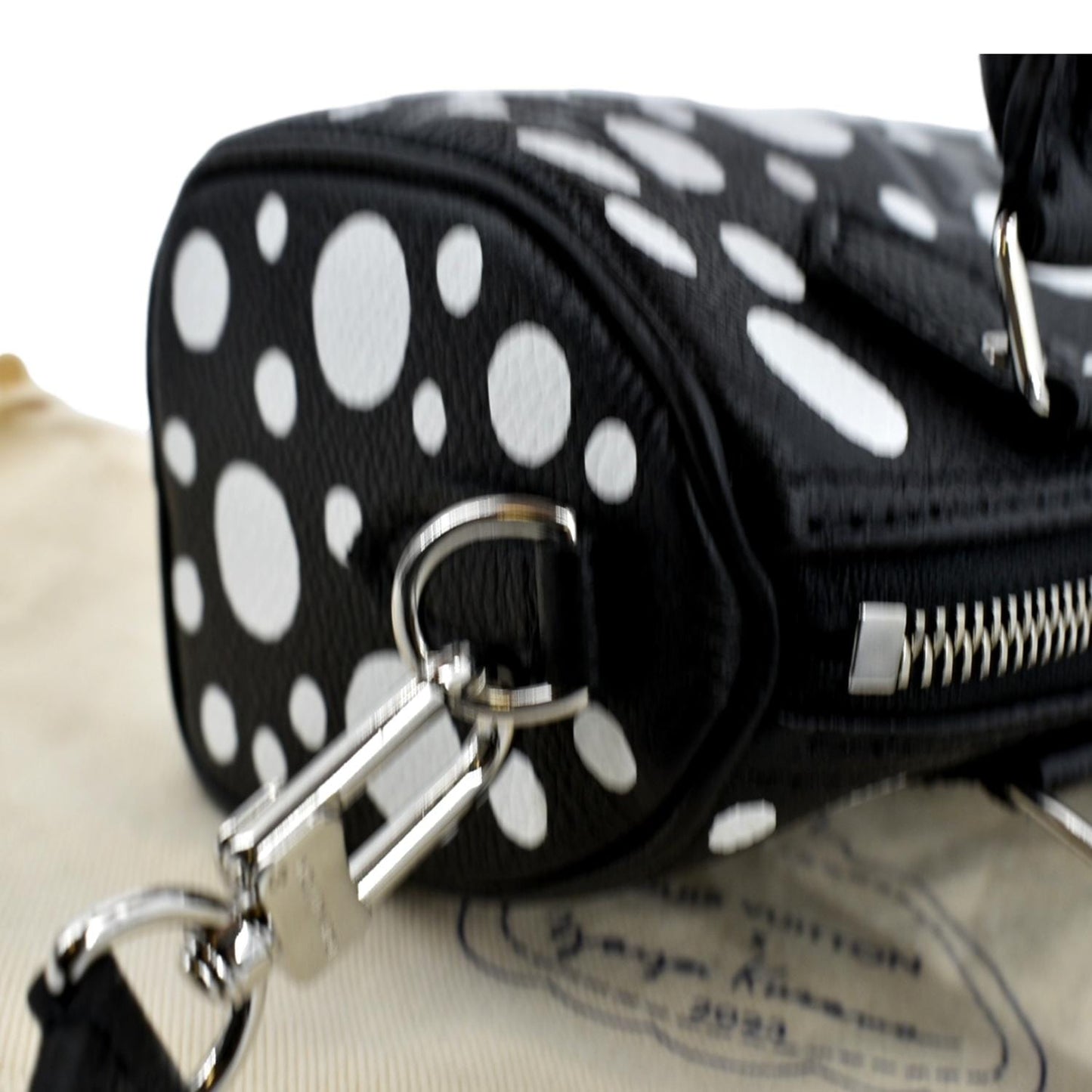 Louis Vuitton LV x YK Nano Speedy Monogram Empreinte Leather Shoulder bag Black/Bicolor