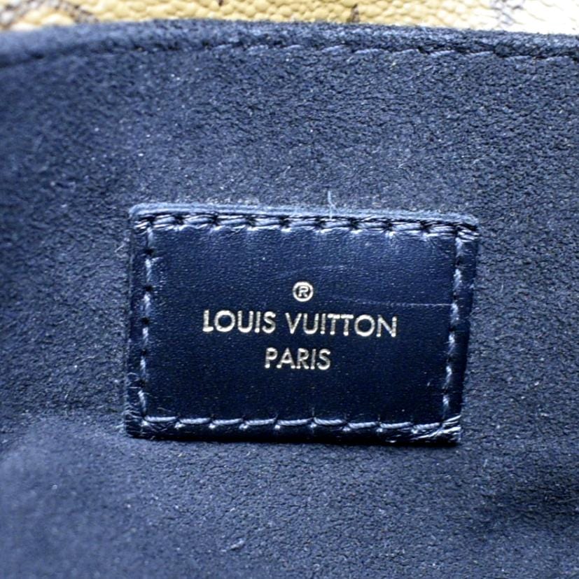 LOUIS VUITTON Metis Pochette Reverse Monogram Canvas Crossbody Bag Brown