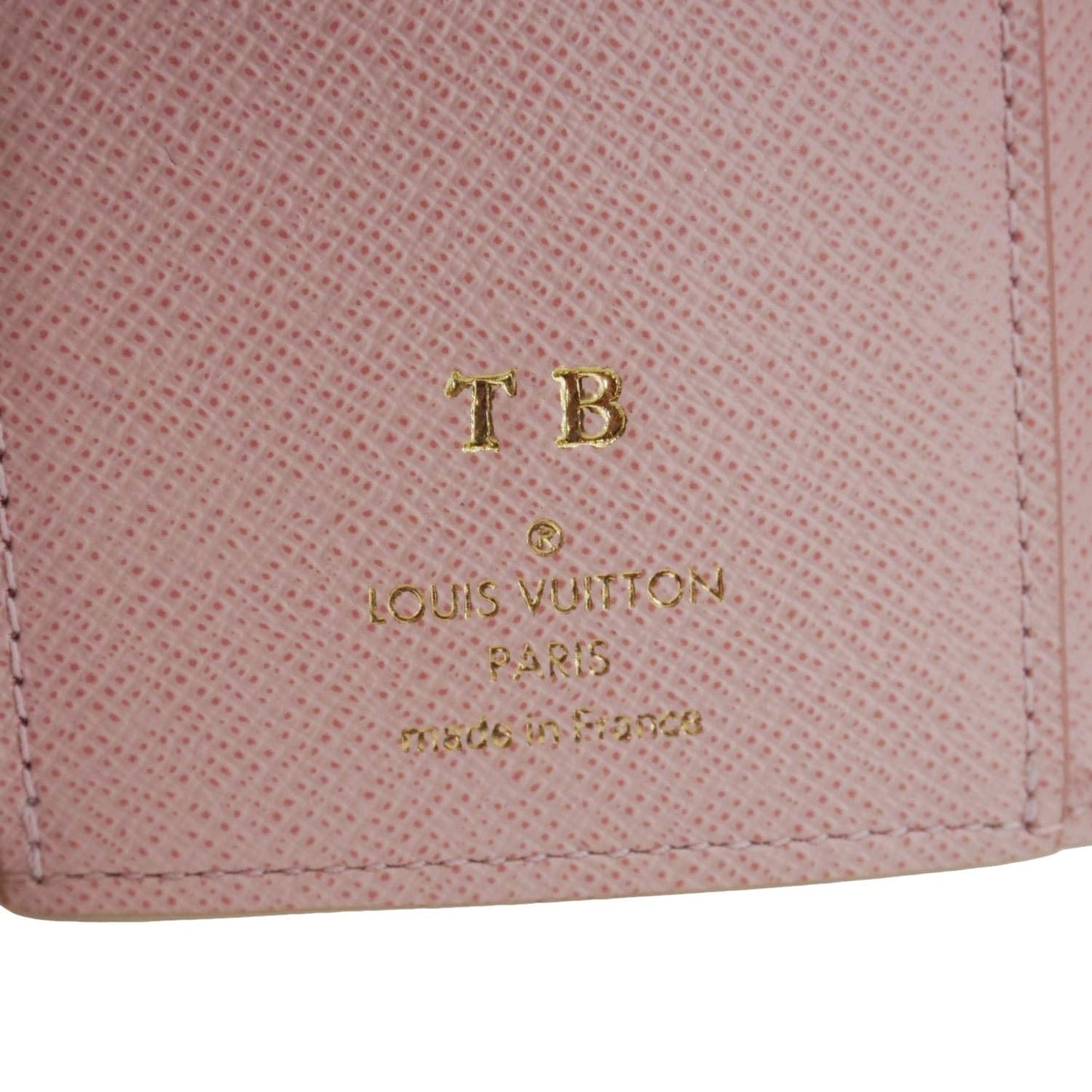 LOUIS VUITTON Victorine Damier Azur Wallet Rose Ballerine